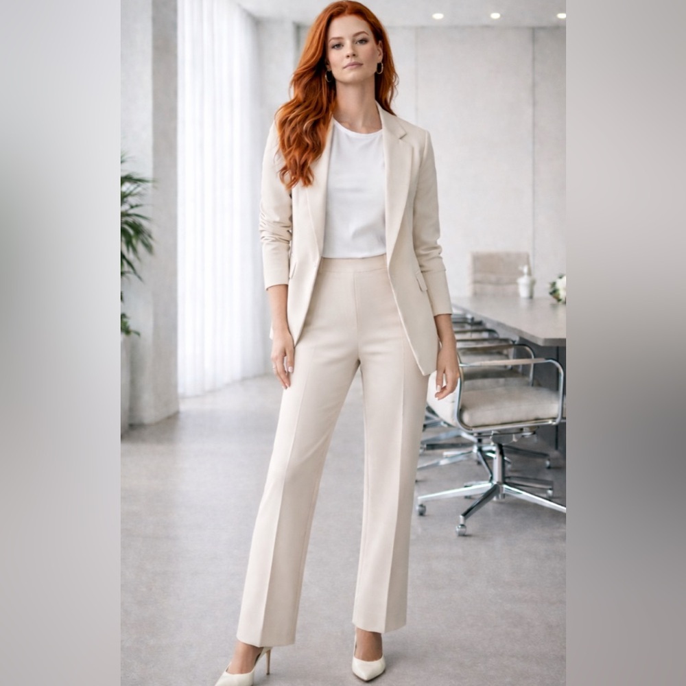 Joseph Ribkoff Cream Pantsuit